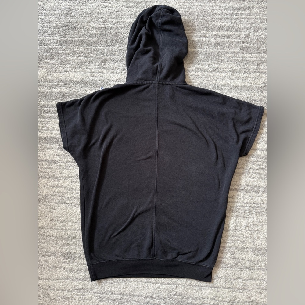 Nike SS Black Pullover Fleece Funnel Hoodie - Picture 5 of 7